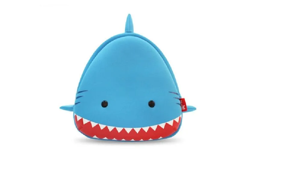 3D Shark Waterproof Children School Bags