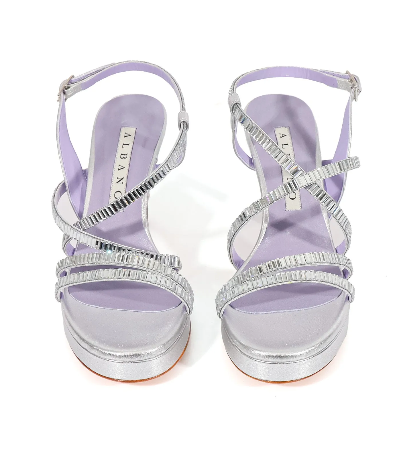 5239 Platform Sandals Silver