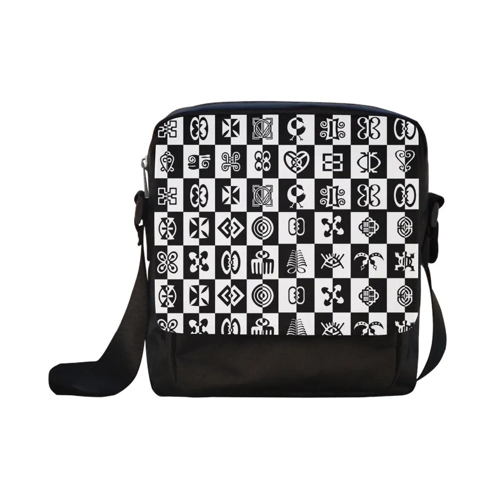 ADINKRA CHECCMATE Crossbody Nylon Bags