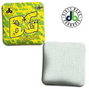 BG Cornhole Bags - Wizard - Abstract Yellow and Green