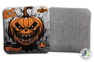 BG Cornhole Wizard -   Halloween Angry Pumpkin