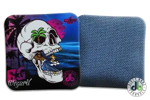 BG Cornhole Wizard -  Skull Beach Midnight Edition