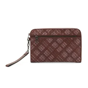 Bottega Veneta Intrecciato Polka Dot Document Case Wristlet