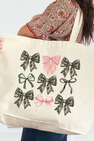 Camo Girly Canvas Jumbo Tote