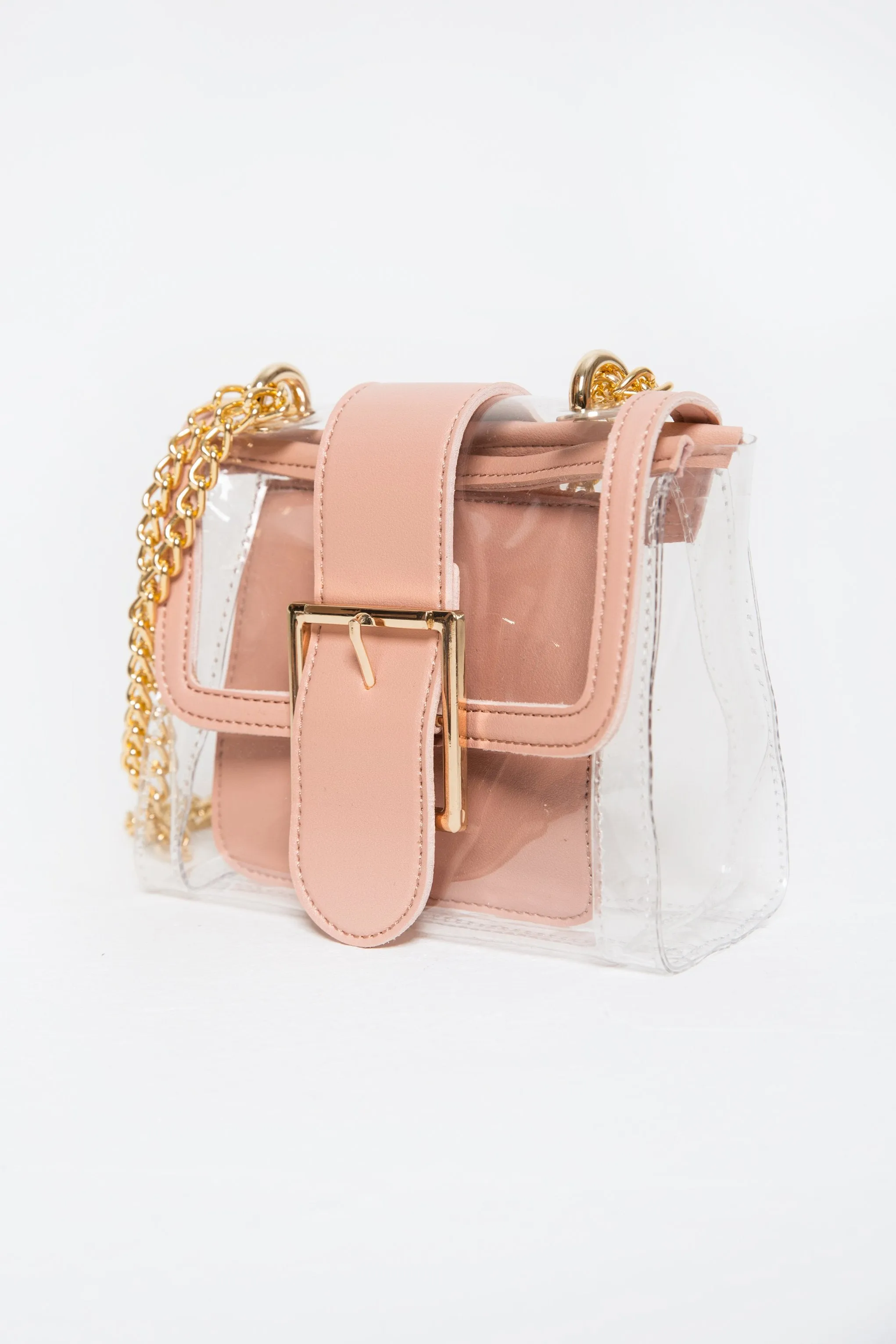 Cantaloupe Peach Trim Transparent Bag