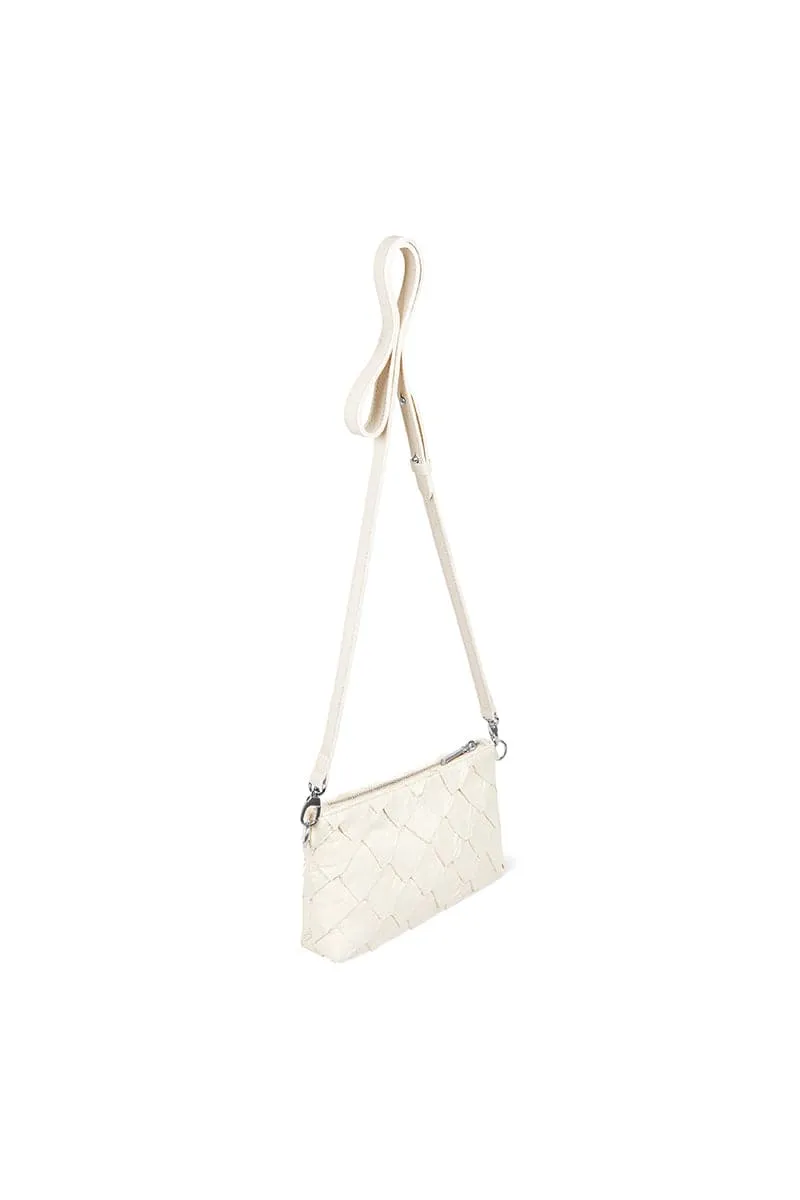 CLAY WHITE BOCA CROSSBODY BAG