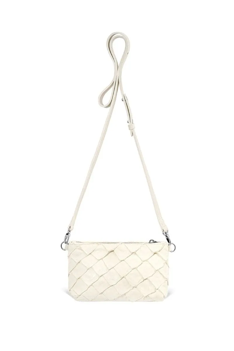 CLAY WHITE BOCA CROSSBODY BAG