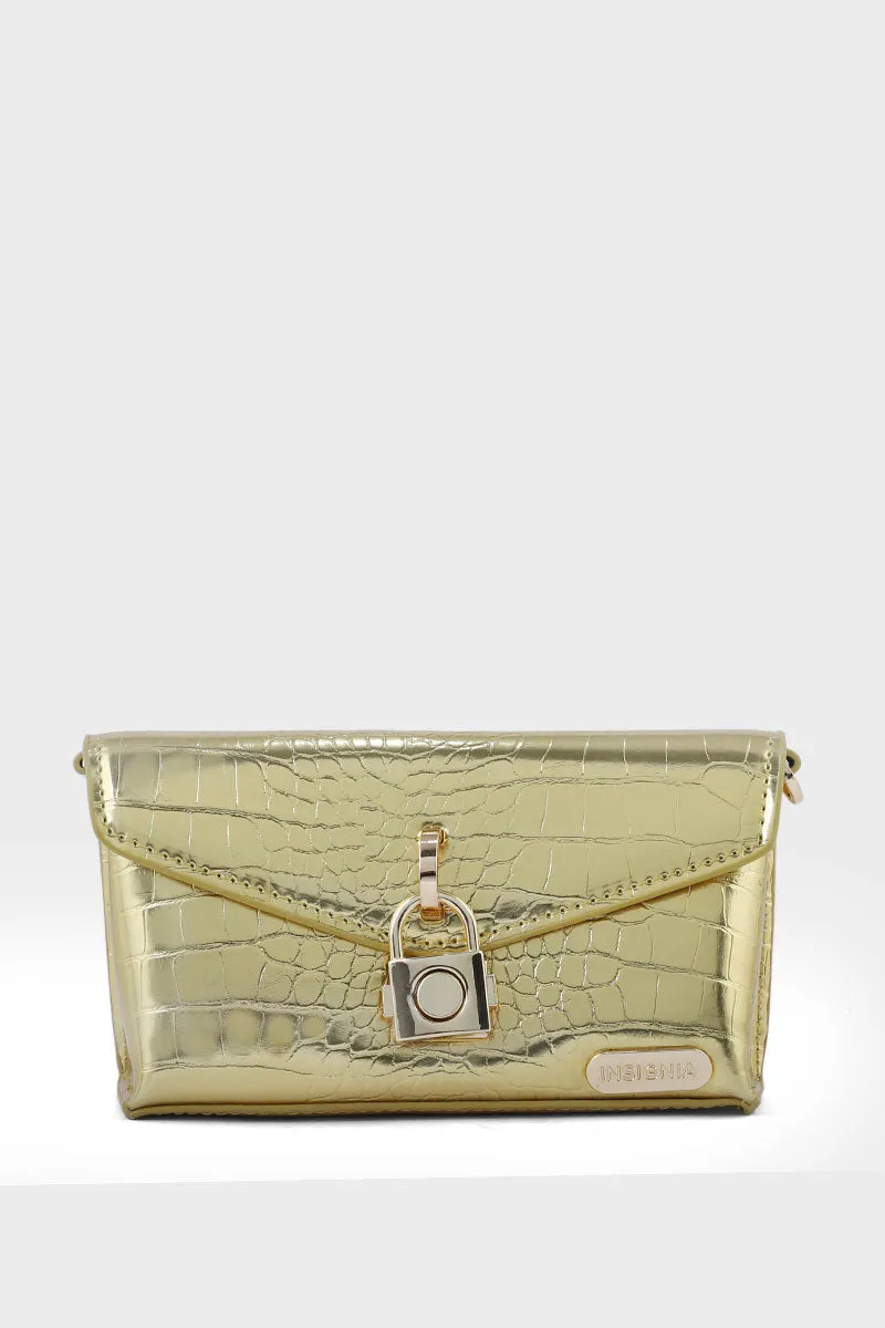 Cross Shoulder Bags BS2028-Golden