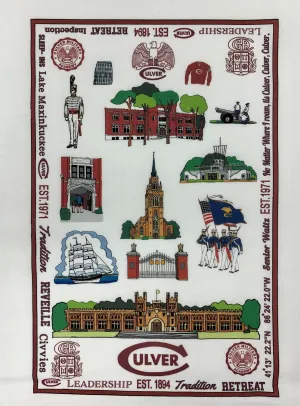 Culver History Tea Towel