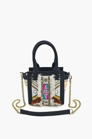 Deco Dream Embellished Top Handle Tote