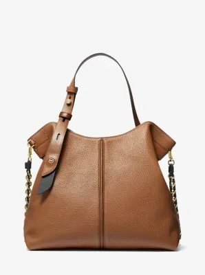 Downtown Astor Large Pebbled Leather Shoulder Bag