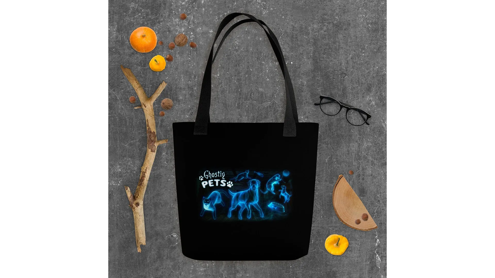 Ghostly Pets Tote Bag