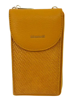 Gianotti Larissa Woven Crossbody Wallet/Phone Bag 00336V