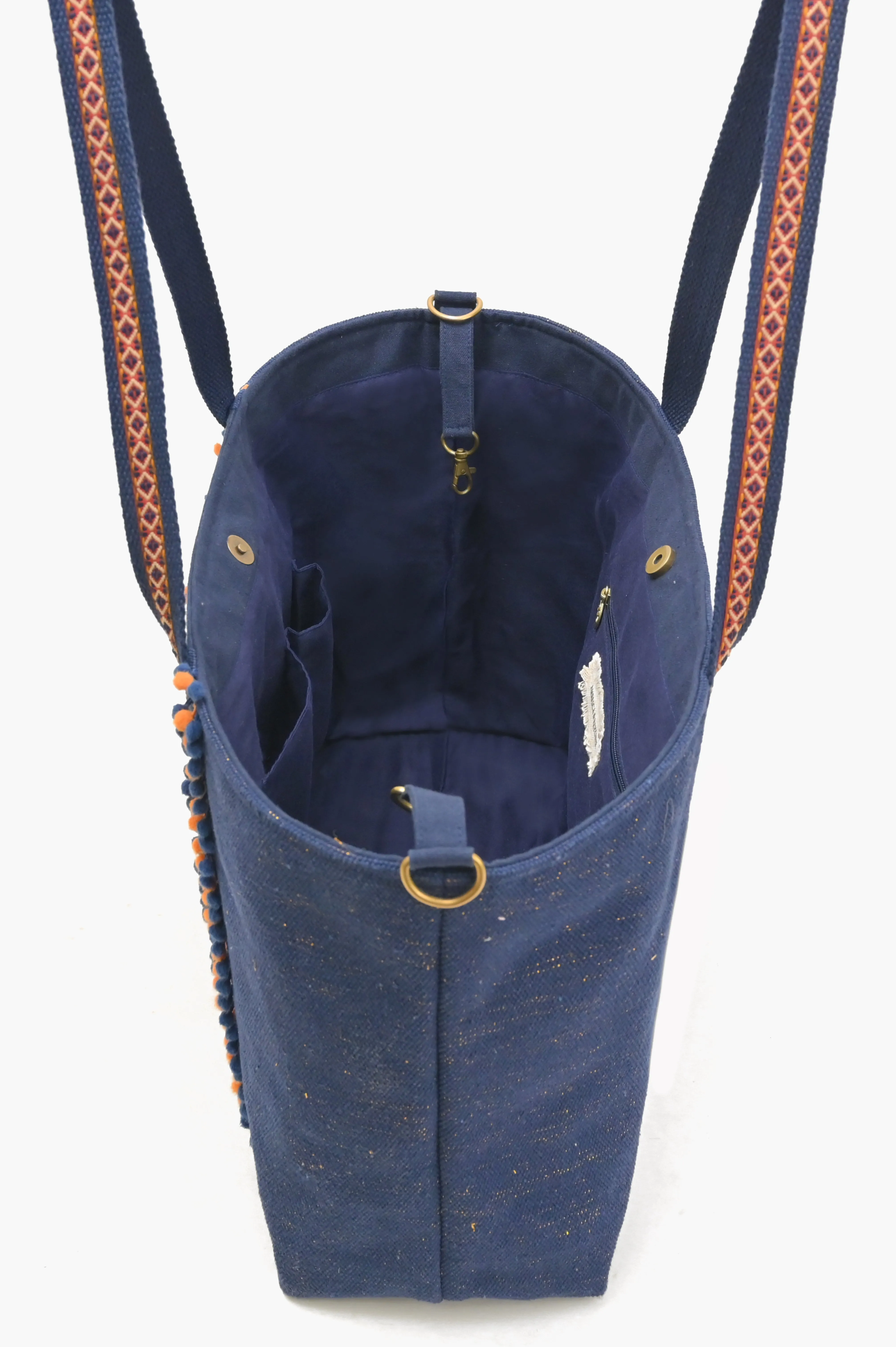 Go Boho Blue Tote