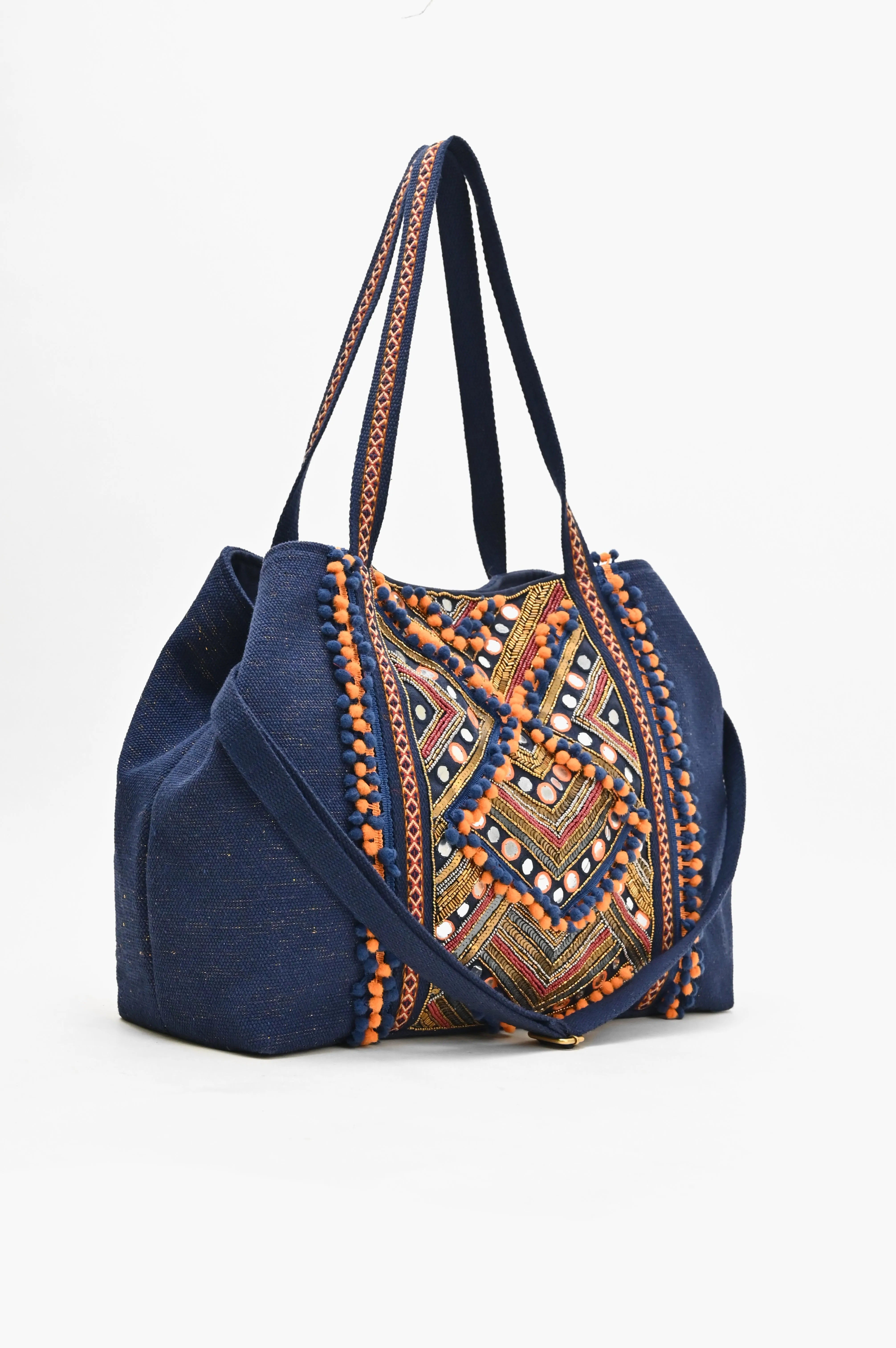 Go Boho Blue Tote