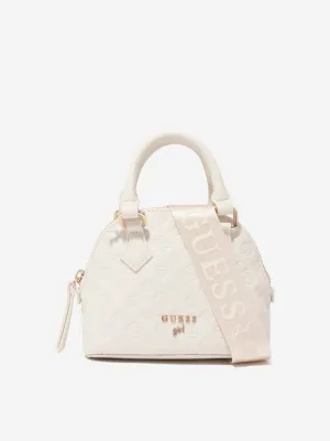 Guess Girls Mini Satchel Bag in Ivory