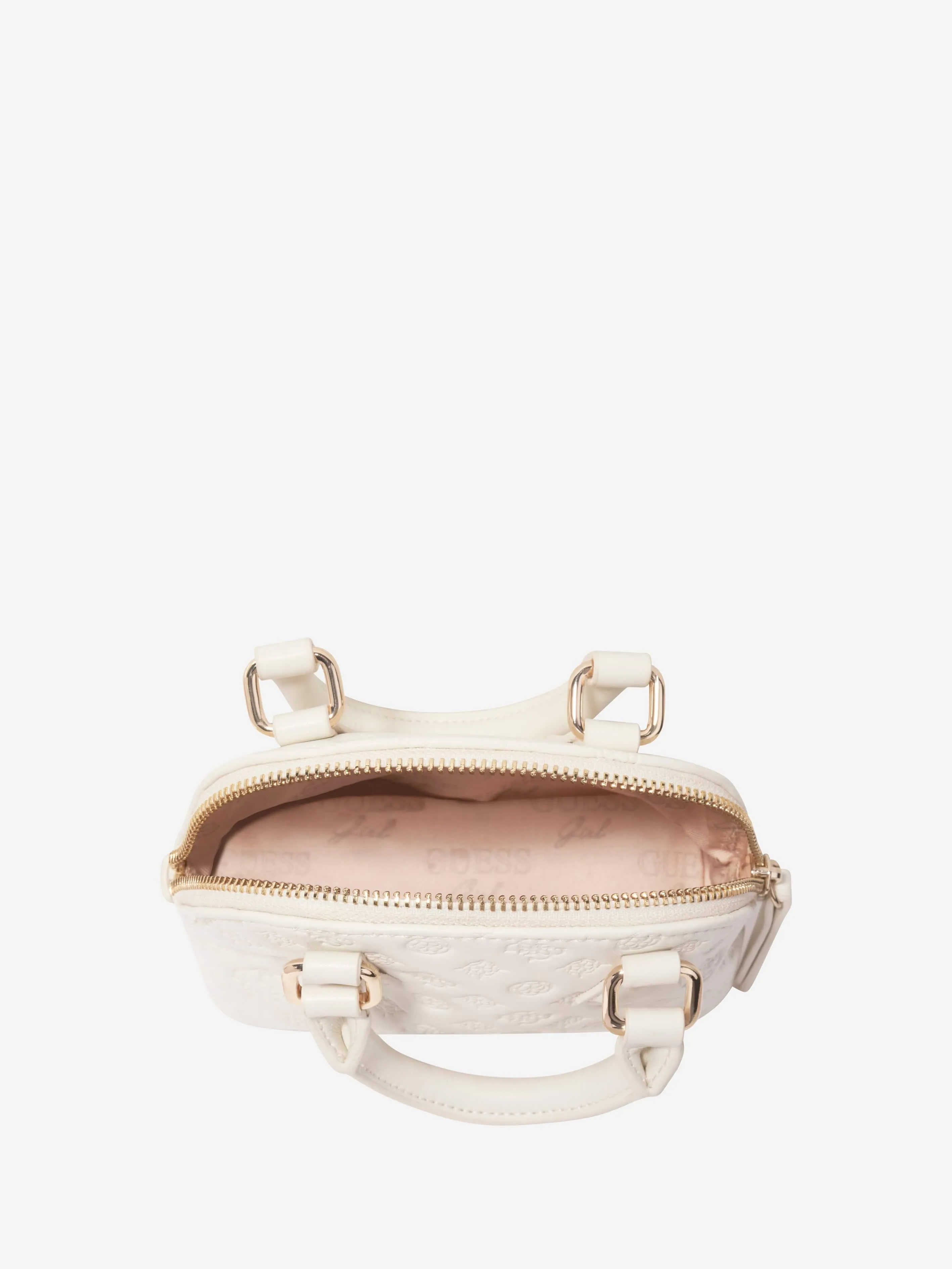 Guess Girls Mini Satchel Bag in Ivory