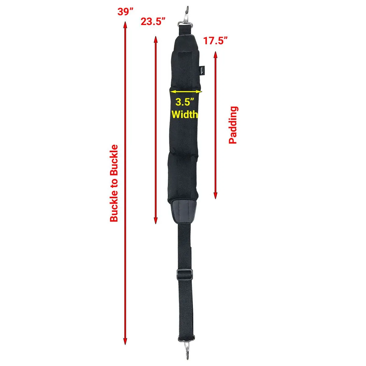 Intech Single Padded Adjustable Strap for Golf Bags