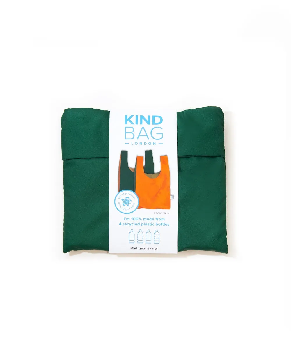 Kind Bag Mini Bicolour Orange & Green