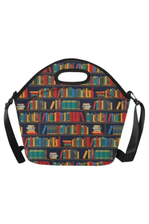 library lunch bag Neoprene Lunch Bag/Large (Model 1669)