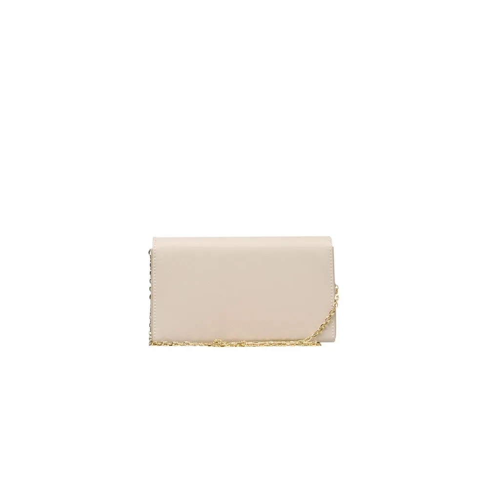 Love Moschino Beige Polyethylene Women Crossbody Bag