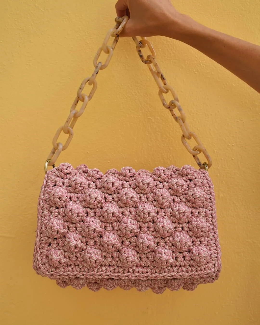 Lulu K Bubbles Bag - Pink/Nude