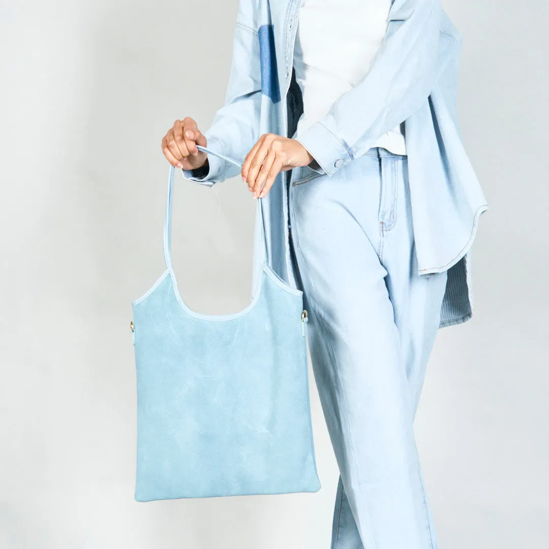 Multi-texture tote bags wholesale