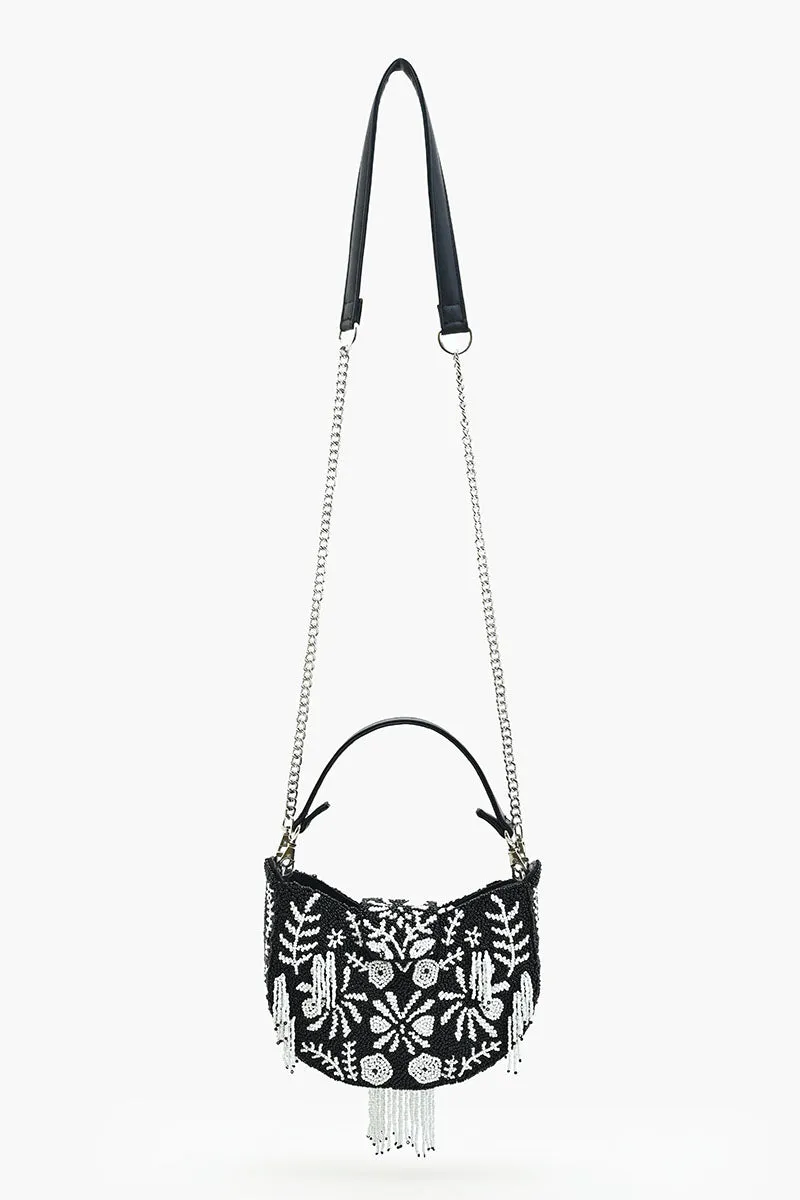 Nightfall Beaded Handheld Bag