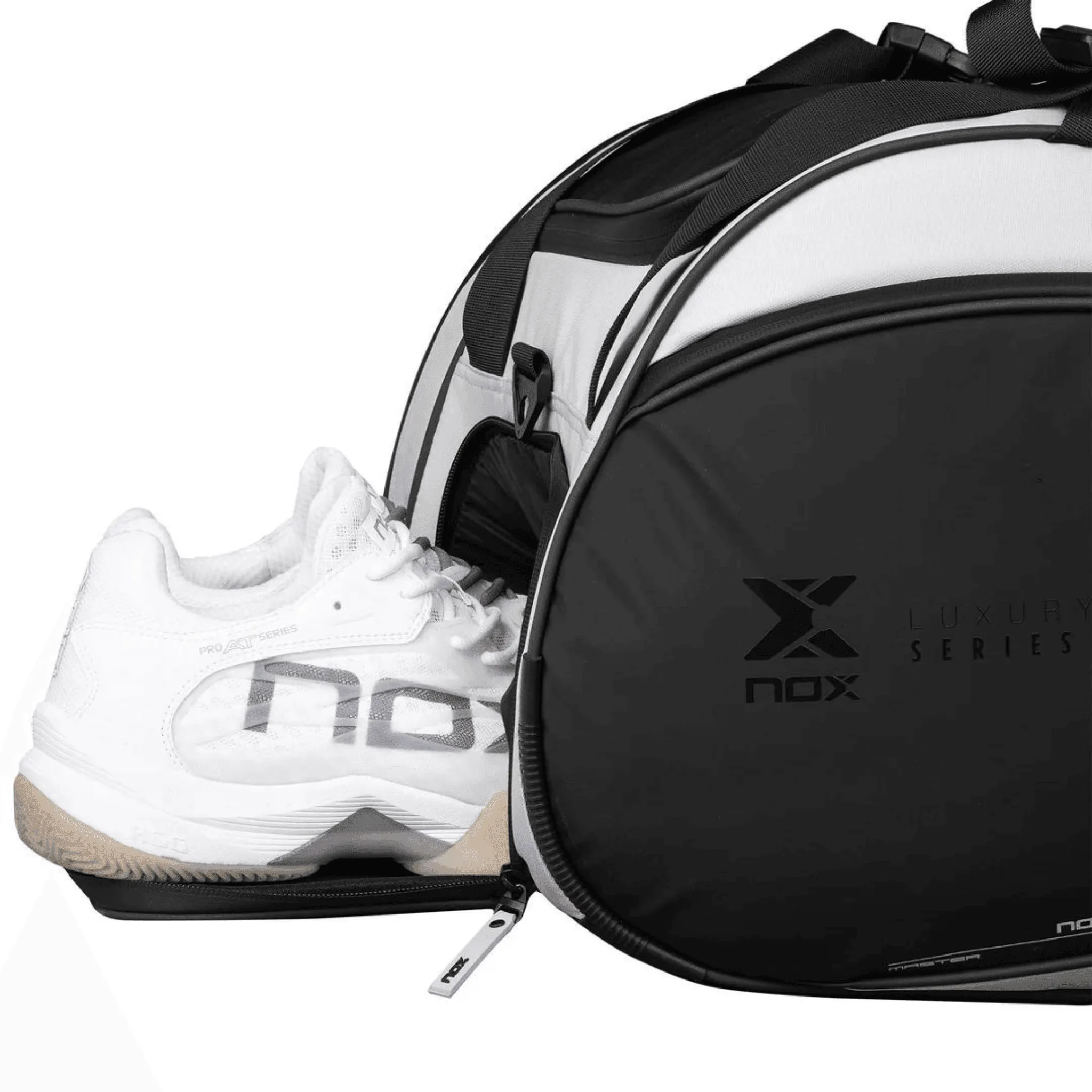 Nox LUXURY MASTER SERIES BLACK/WHITE PADEL BAG