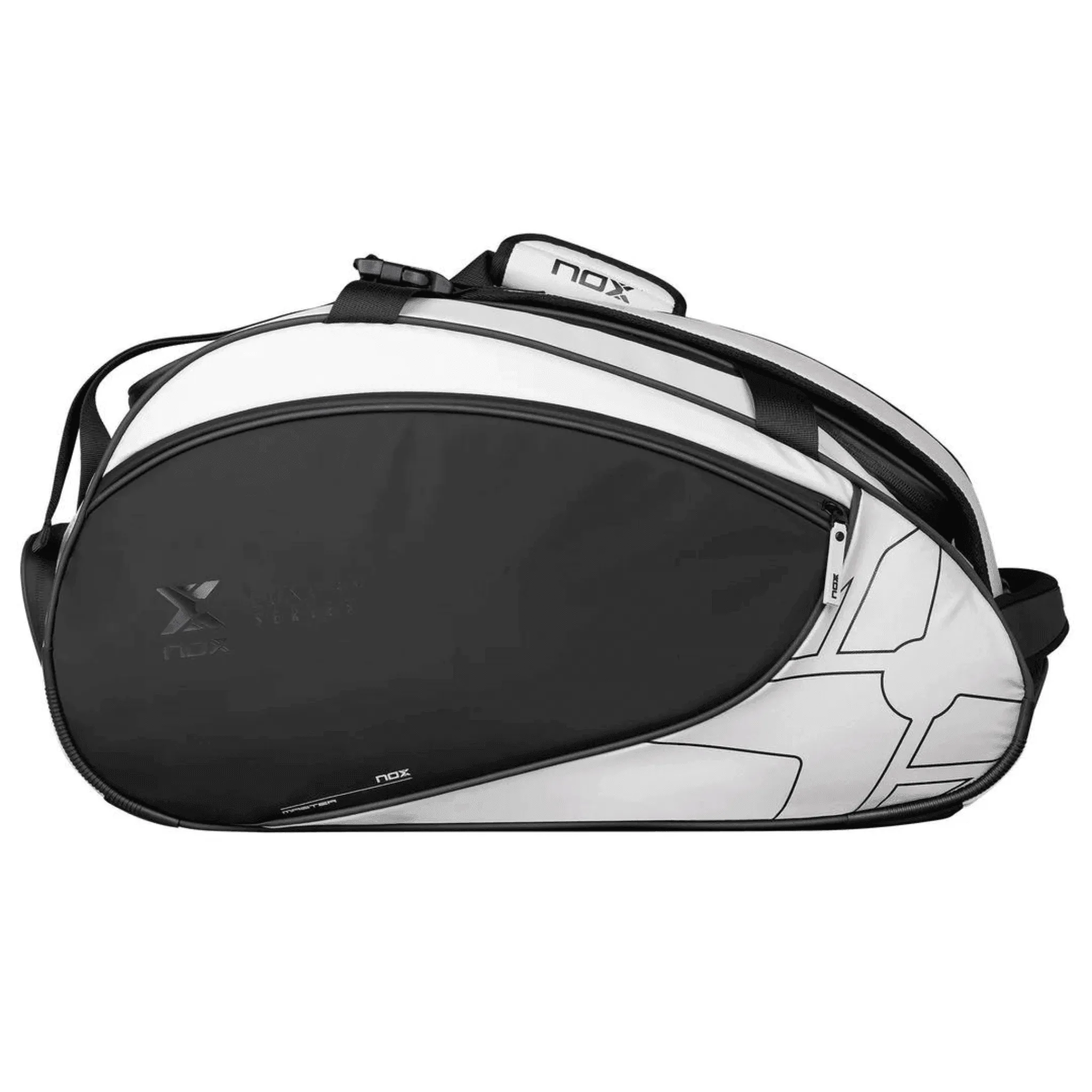 Nox LUXURY MASTER SERIES BLACK/WHITE PADEL BAG