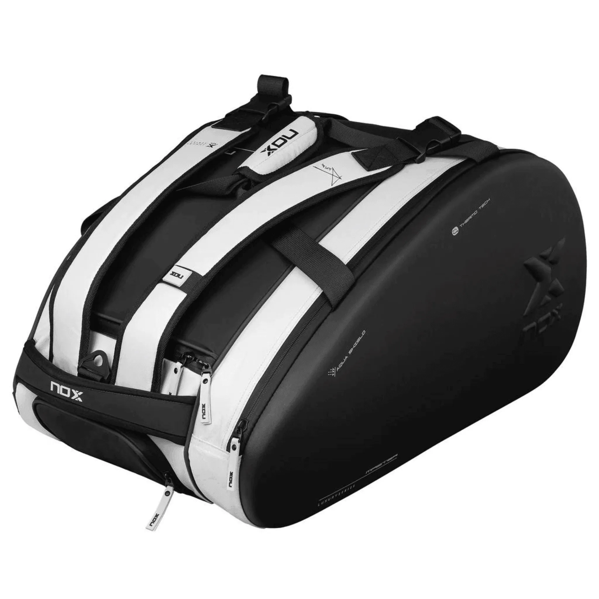 Nox LUXURY MASTER SERIES BLACK/WHITE PADEL BAG