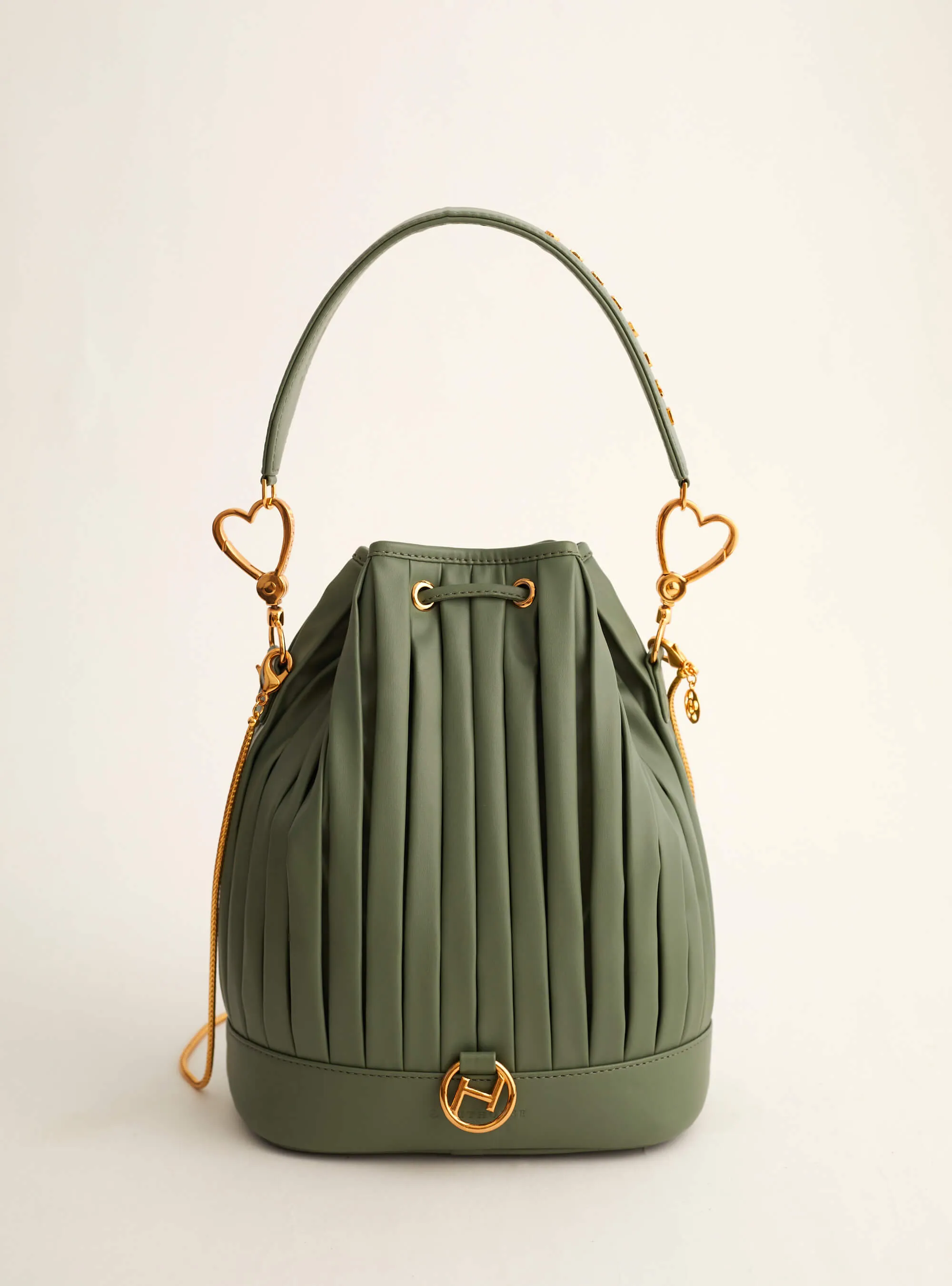 OH Poppi Bucket Bag in Fern Green