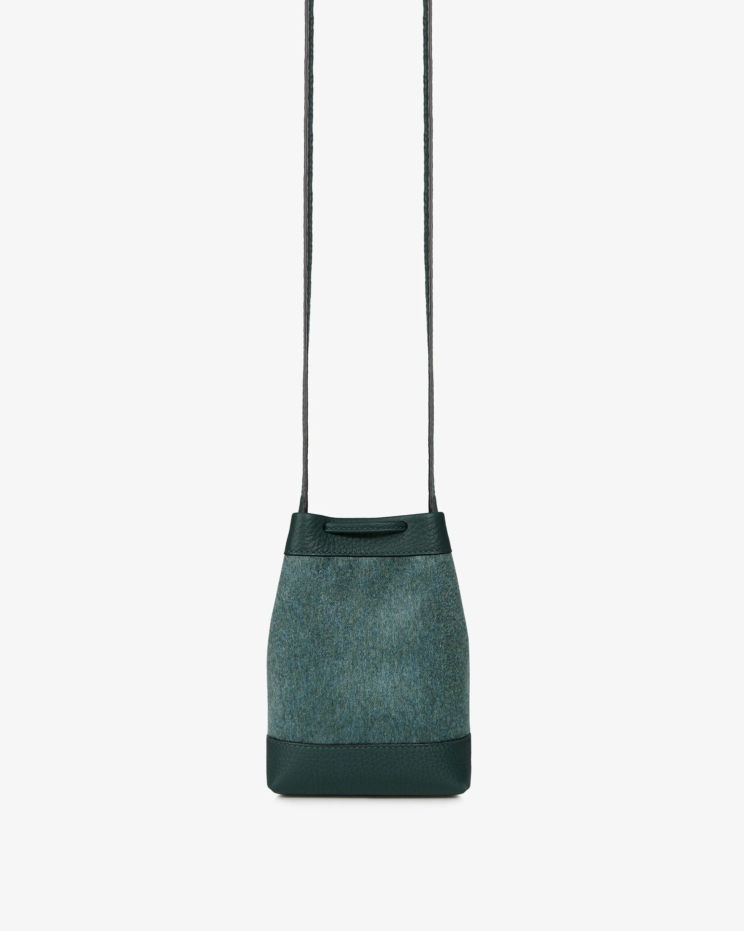 Osette Pouch - Cashmere Wool Bottle Green