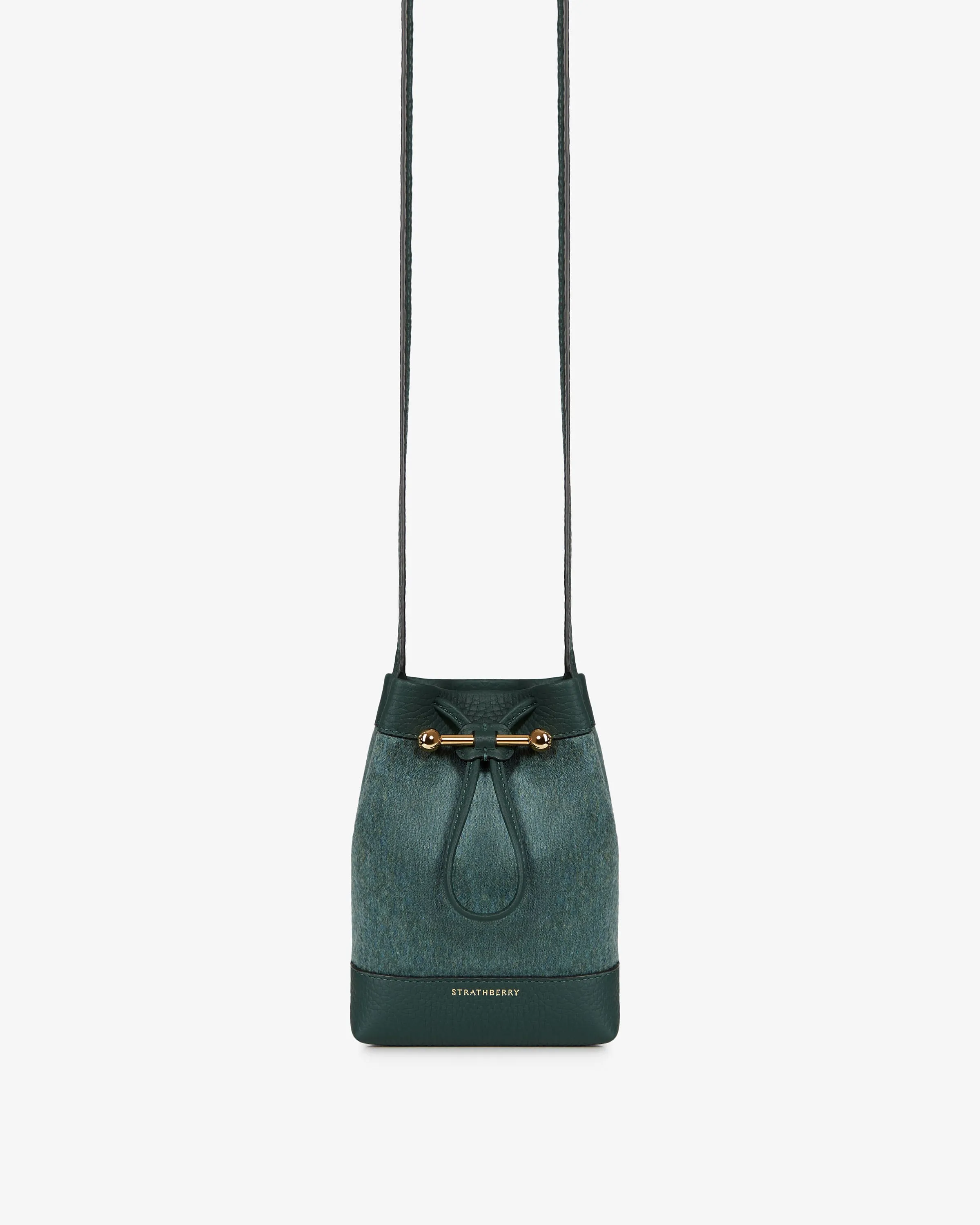 Osette Pouch - Cashmere Wool Bottle Green