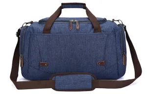 Oxford Multi Pocket Water Resistant Large Capacity Luggage Blue Bags