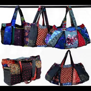 Patchwork Expandable Zipper Bag