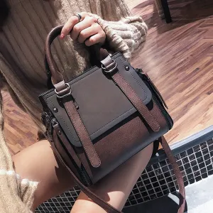 Retro Casual Female Zippered Quality Soft Leather Shoulder Bags