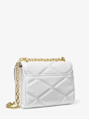 Serena Small Quilted Faux Leather Crossbody Bag