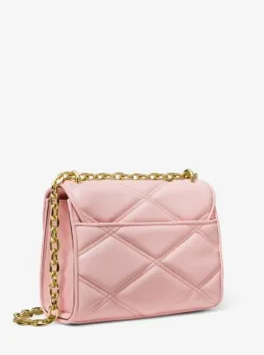 Serena Small Quilted Faux Leather Crossbody Bag