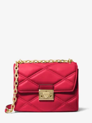 Serena Small Quilted Faux Leather Crossbody Bag