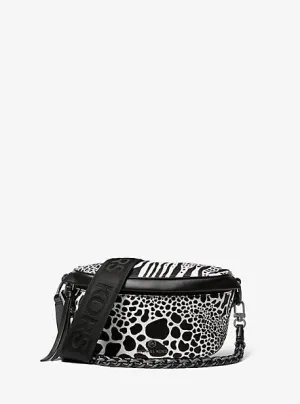 Slater Extra-Small Animal Print Calf Hair and Leather Sling Pack | 56369