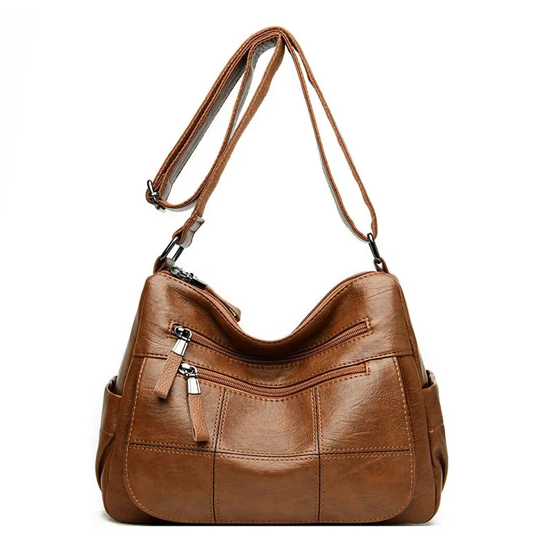 Soft Leather Crossbody Shoulder Bags