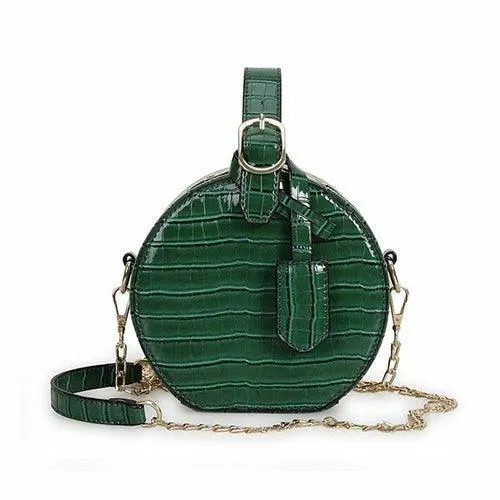 Street Fashion One-shoulder Small Round Messenger Bag