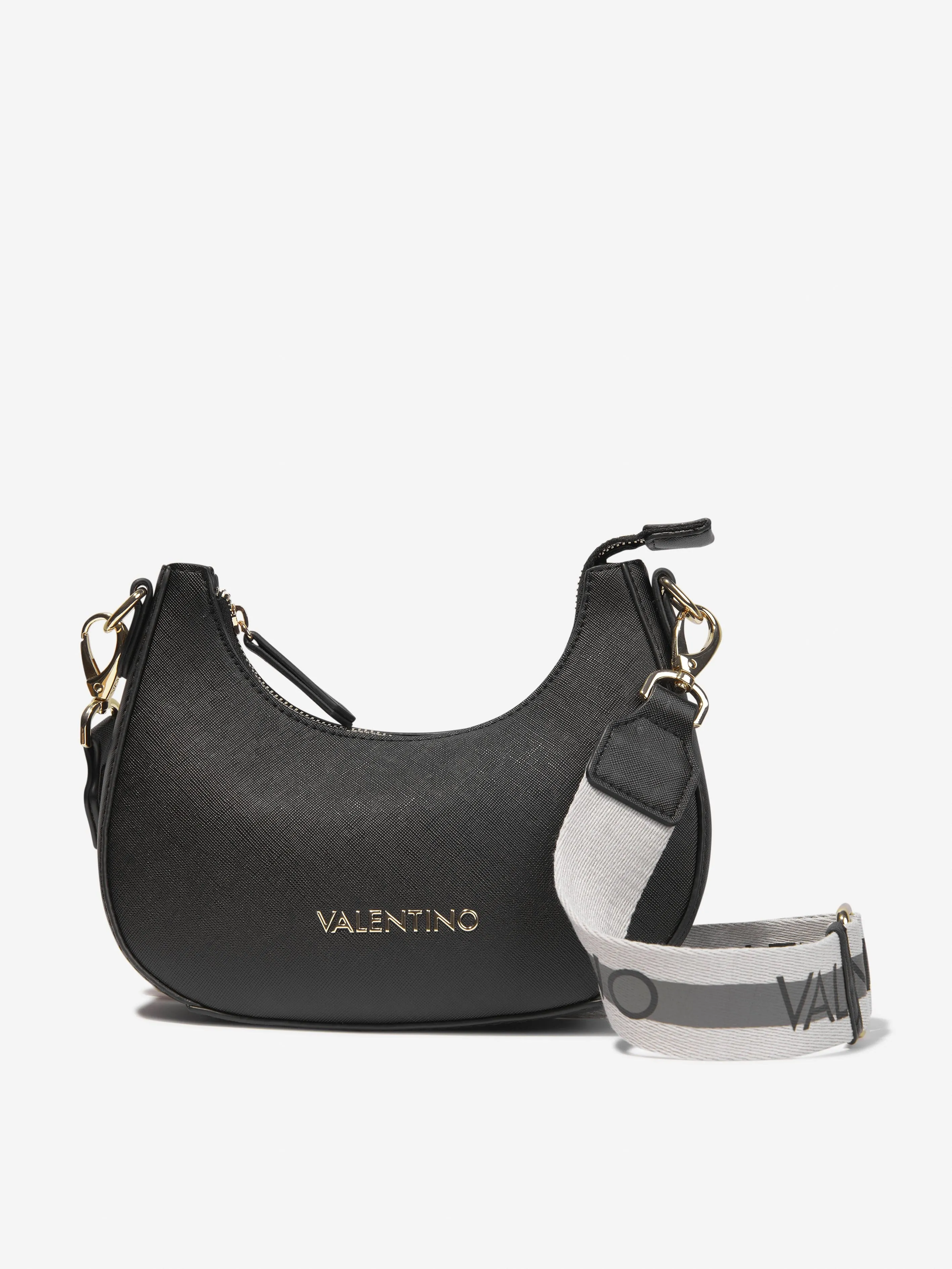 Valentino Girls Zero Hobo Bag in Black (W: 6cm)