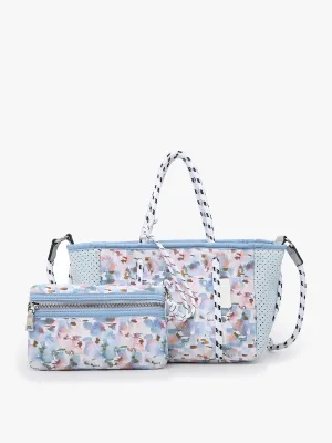 Watercolor Floral Coralia Neoprene Crossbody