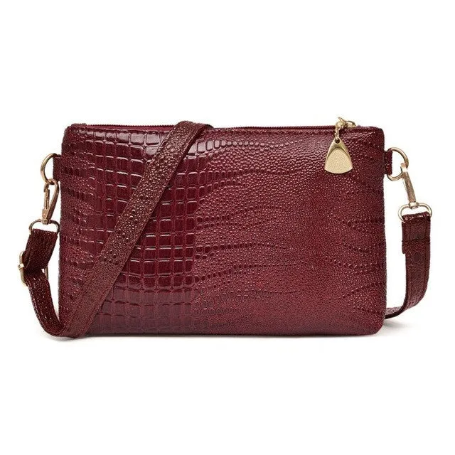 Xiniu Women Crocodile Pattern handbag women messenger bag small crossbody Shoulder Bag