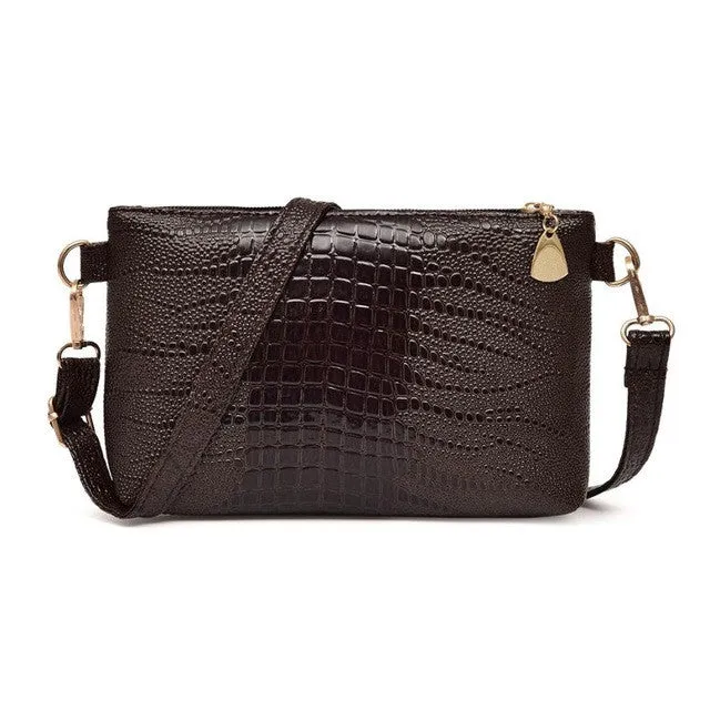 Xiniu Women Crocodile Pattern handbag women messenger bag small crossbody Shoulder Bag